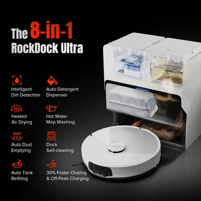 "Refurbished – Like New Condition" Roborock S8 MaxV Ultra with 8-in-1 RockDock® Ultra