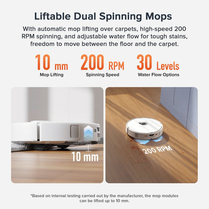 "Refurbished – Like New Condition" Roborock Qrevo Curv S5X Robot Vacuum