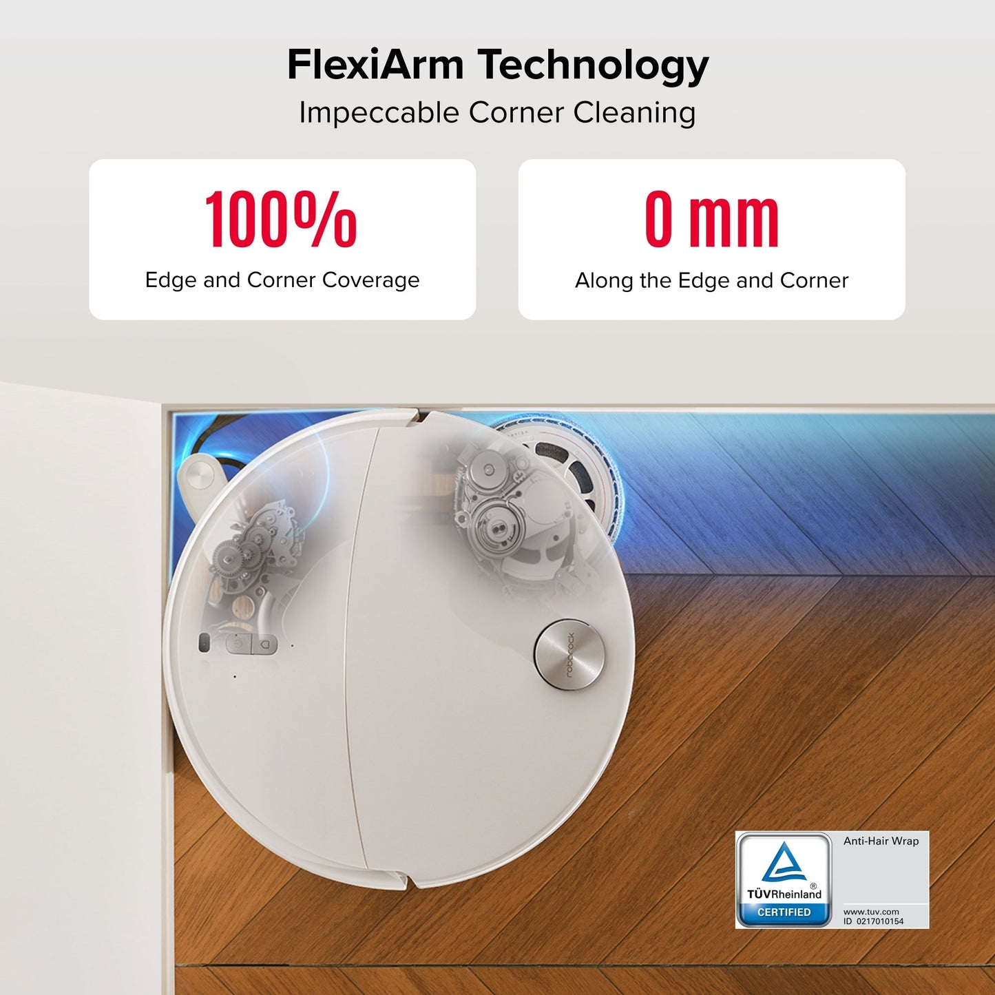Roborock Qrevo Curv 2 Pro Robot Vacuum & Mop, 25,000 Pa Suction, Zero-Tangle, 100°C Hot Water Wash, Self-Cleaning, Smart Obstacle Avoidance, Auto Drying, Carpet Sensing for Pet Hair